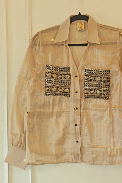 ETHNIC ECHO OVERSIZED SHIRT