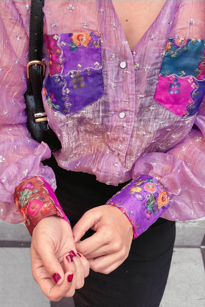 ORCHID OASIS OVERSIZED SHIRT