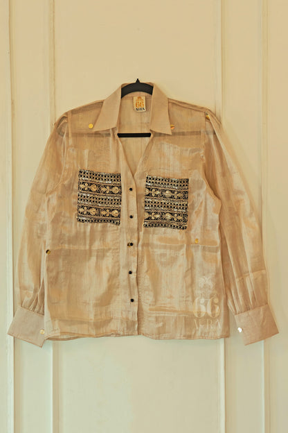 ETHNIC ECHO OVERSIZED SHIRT
