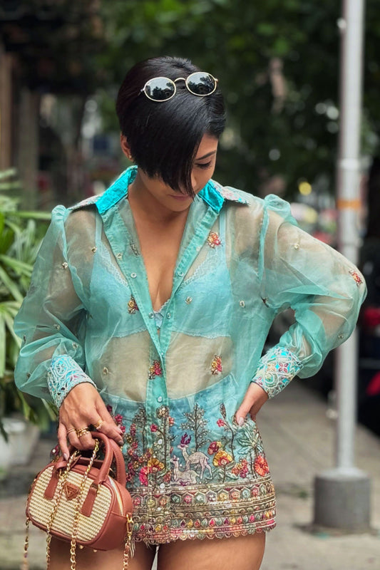 COASTAL CARNIVAL OVERSIZED SHIRT